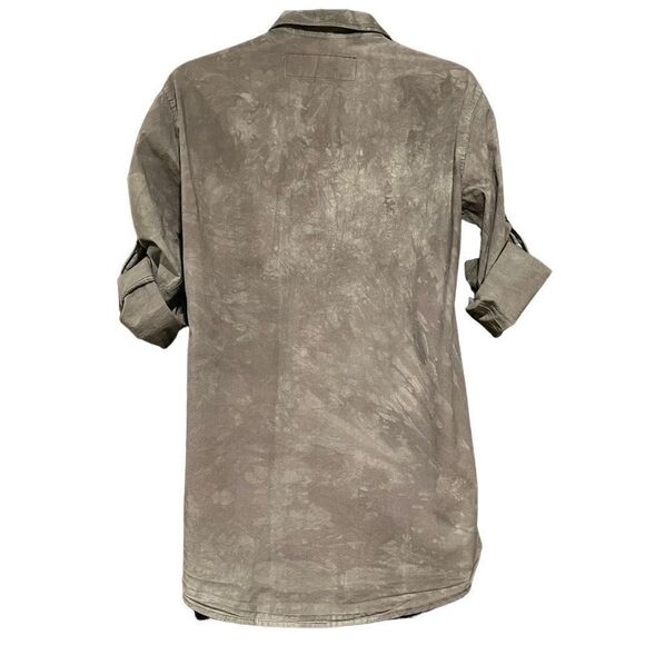 District 91 Dark Purple Gray Button Up Shirt Men’s Large - Picture 4 of 5